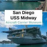 The USS Midway Museum should be on every San Diego Itinerary. If you love history, Top Gun and the Military, you have to add this top San Diego attraction to your San Diego Trip. #SanDiego #California #Socal #sandiegoexplorer #visitSandiego #military #navy #USSMidway #aircraftcarrier #history #USMilitary