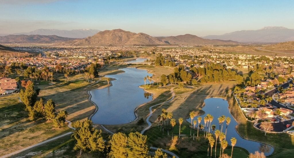 Aerial View of Temecula California