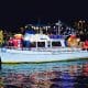 San Diego Bay Parade of Lights Boat with Christmas lights and decoration