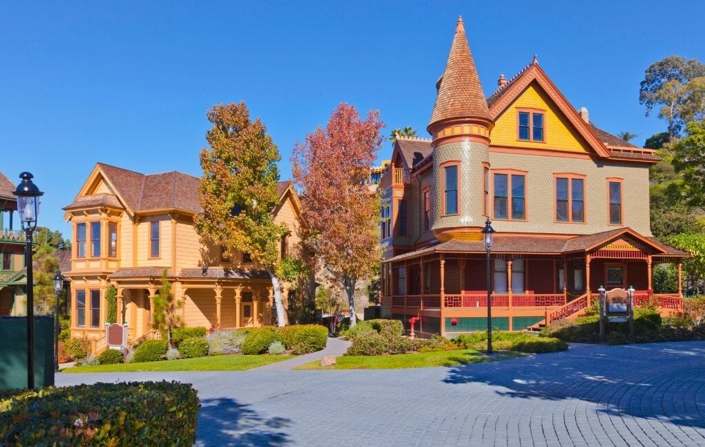 Victorian Houses Old Town San Diego California