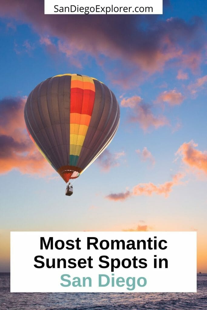 San Diego Sunsets are spectacular! Here are the best places to watch the San Diego sunset from land, sea, and air. San Diego Date Ideas - San Diego for Couples - San Diego sunsets - San Diego ocean view - San Diego itinerary - San Diego Things To do - Romantic things to do in San Diego - San Diego Date Night - San Diego Pacific Ocean - San Diego Sunset Sail - San Diego Hot Air Balloon - Sunset views - Southern California - California Itinerary - San Diego trip