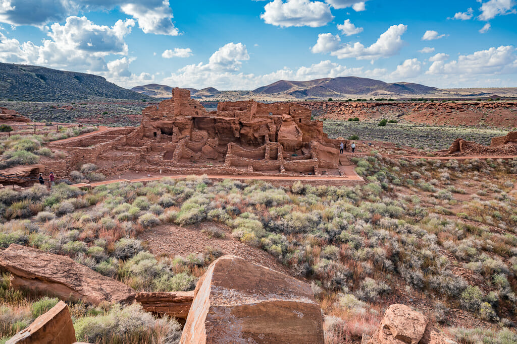 The Wupatki National Monument near Flagstaff, Arizona is one of the most picturesque places I have been to in Arizona. The rusty orange stone against the deep indigo Arizona desert sky will make for some Instagram-worthy photos.