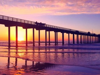 Sunrise at San Diego