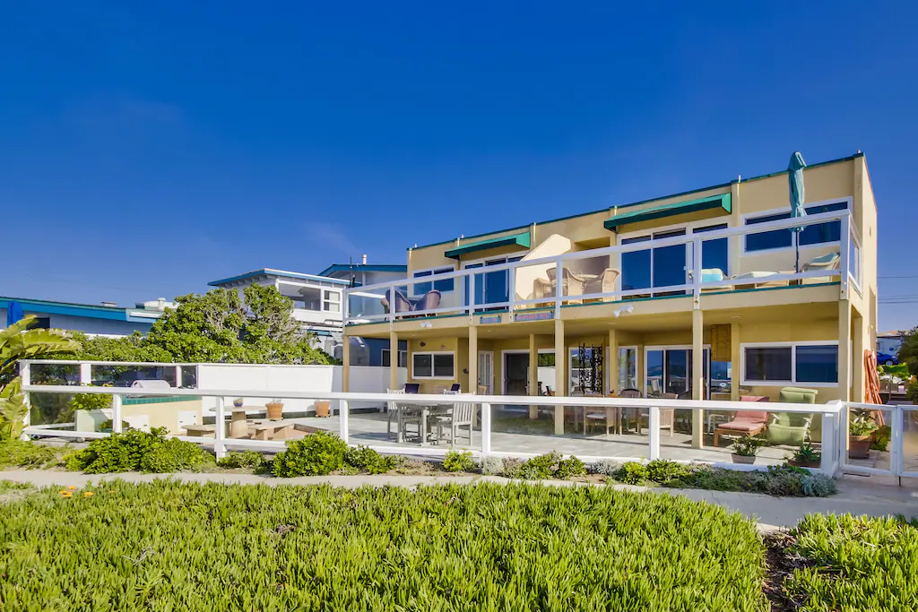 Ocean Front Condo at Ocean Beach San Diego The outside view of the Oceanfront 2 Bedroom Condo