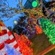 Christmas trees and Holiday decor at Petco Park Holiday Market San Diego