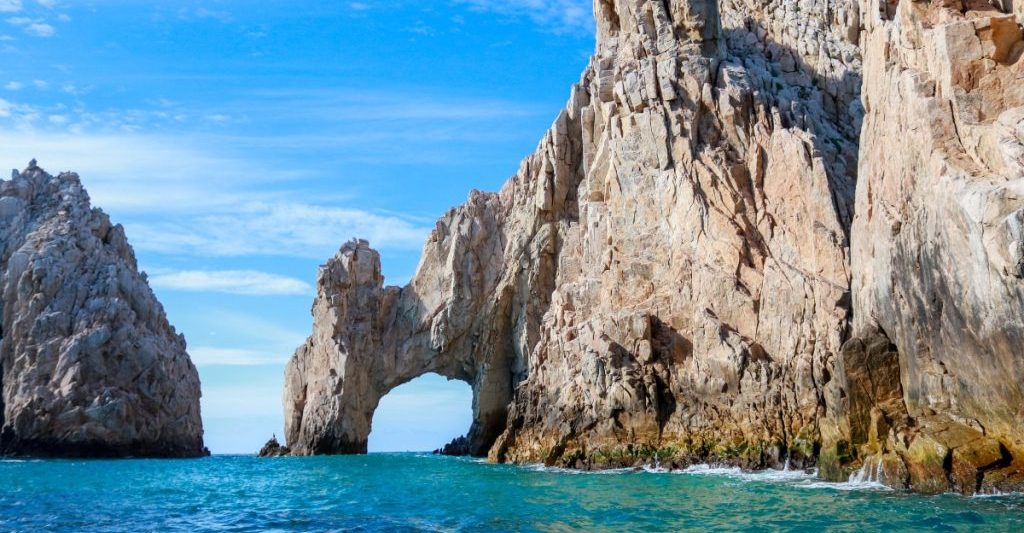 Famous arch rock formation in Cabo San Lucas Mexico