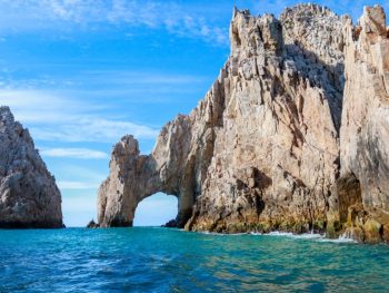 Famous arch rock formation in Cabo San Lucas Mexico