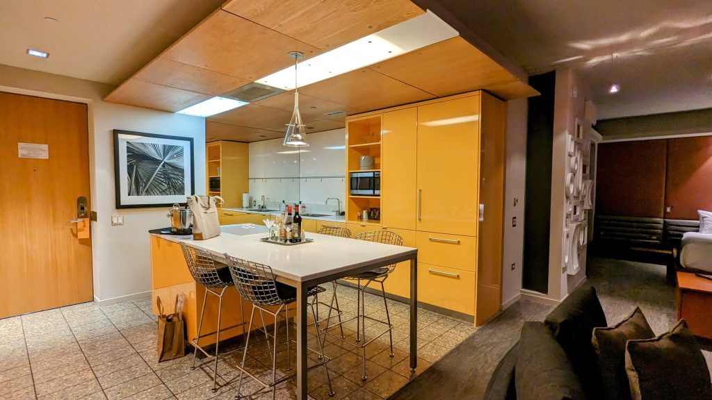 Valley Ho Suite with Yellow Kitchen