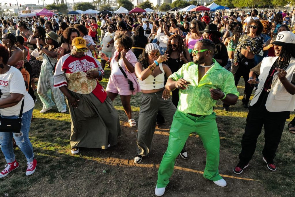 People dancing at Kinfolk Fest San Diego