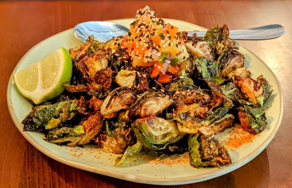 Brussels Sprouts at Jeromes on the Hill Julian Restaurants