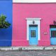 Colorful houses in Pueblo Magico Jala, Nayarit