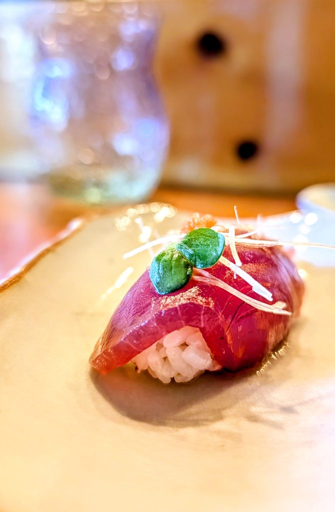 Tuna sushi at Soichi Sushi