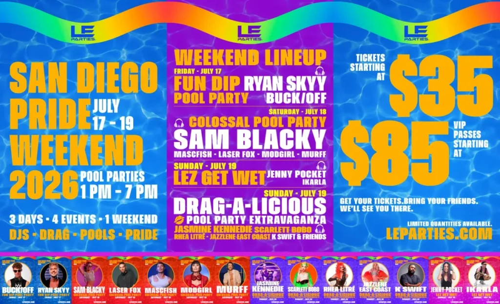 Pool Party San Diego Pride by LE Parties