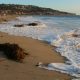 Torrance beach with Palos Verdes in the background