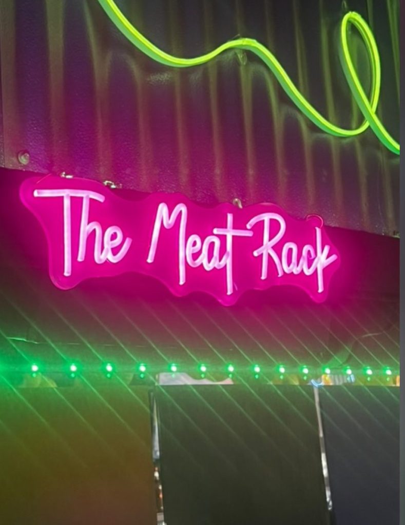 Neon Sign "The Meat Rack"