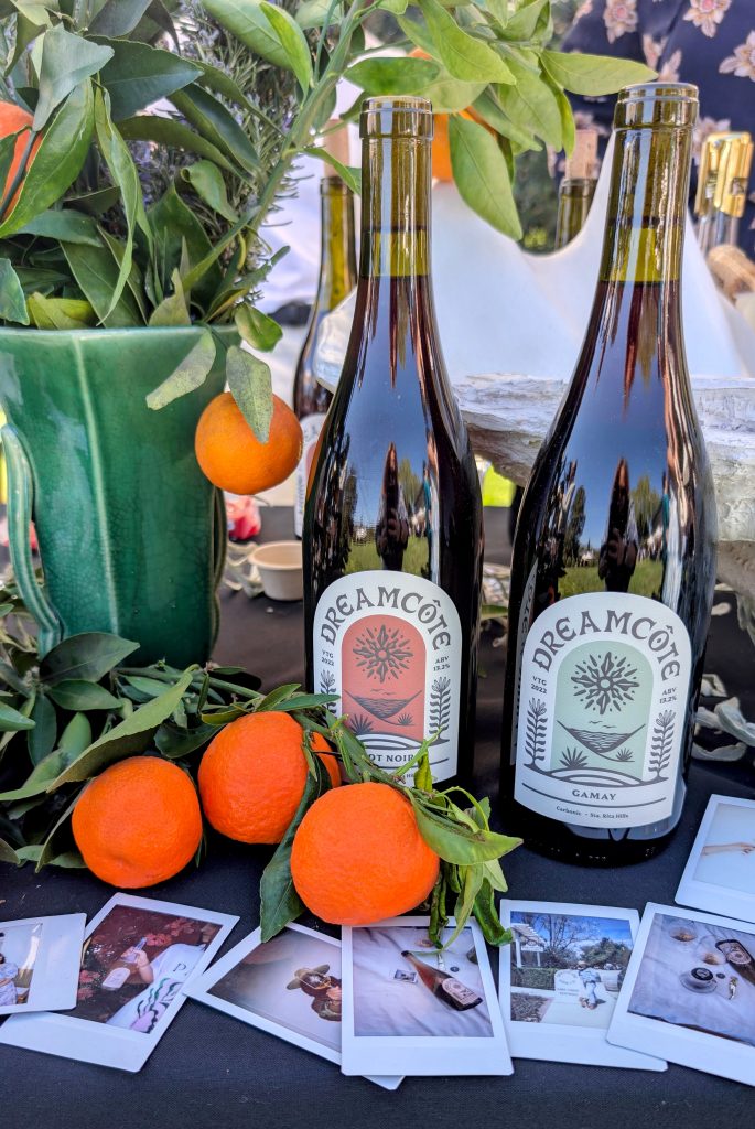 Dreamcote bottles at Grand Tasting Solvang