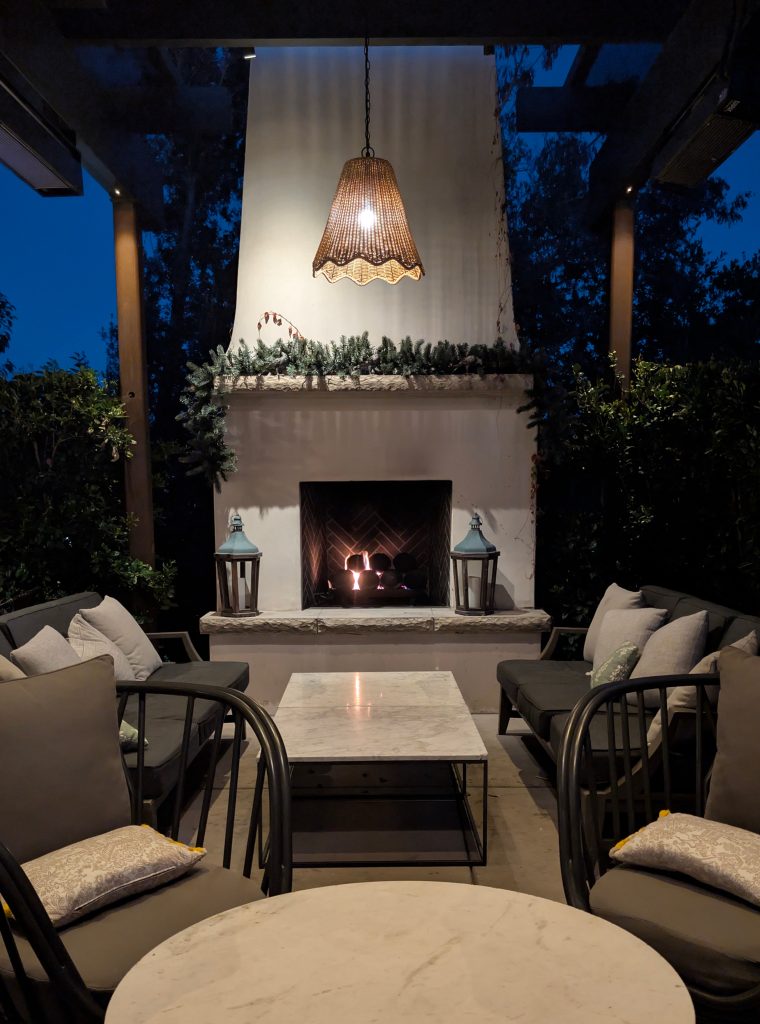 Fireplace at The Victor Santa Ynez