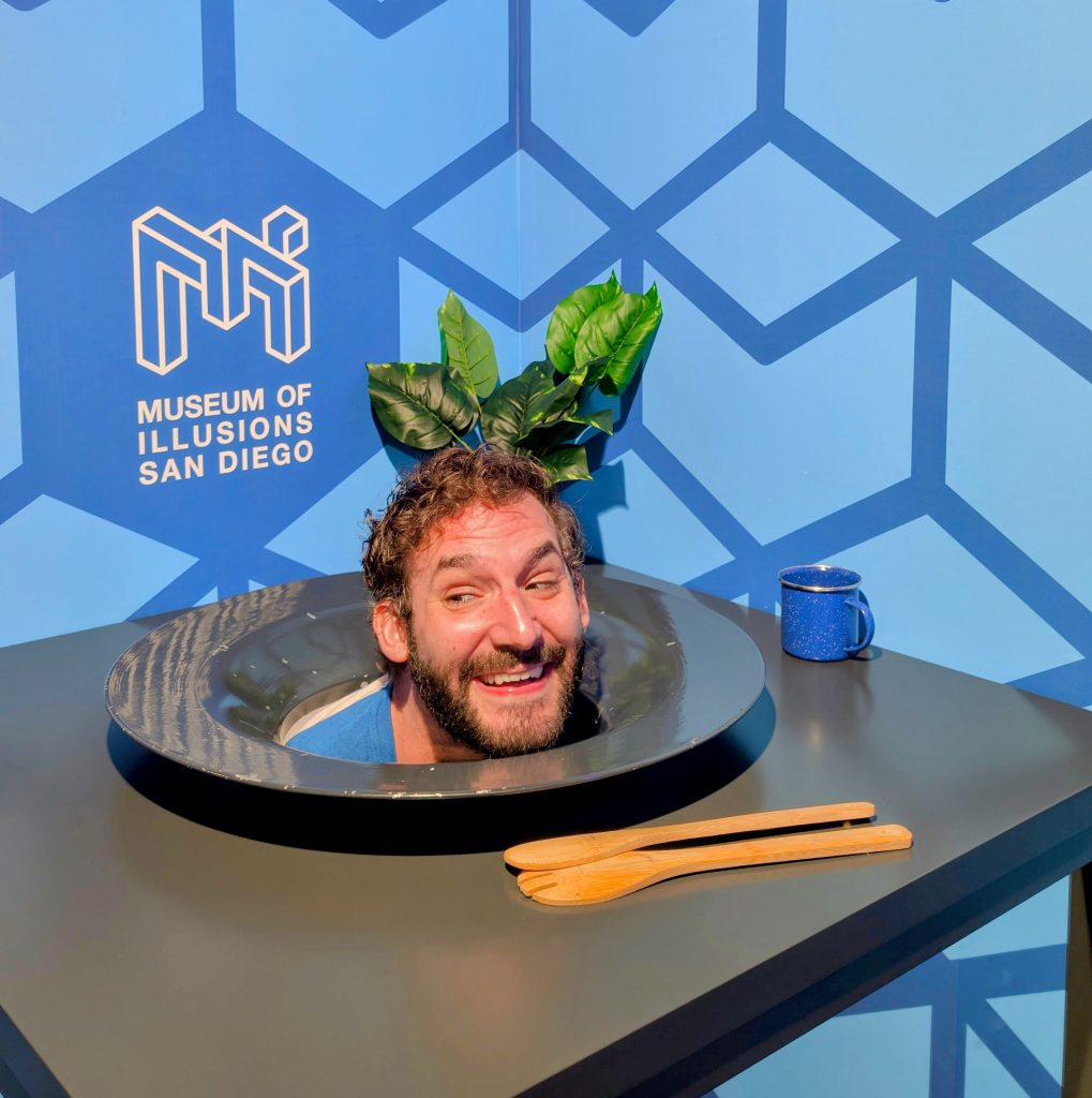 Andrew Stillman's head on a plate