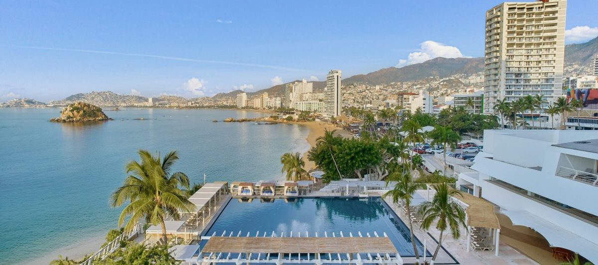 Fiesta Americana Acapulco hotel Coastline and bay of Acapulco
