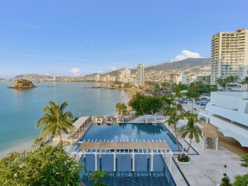 Fiesta Americana Acapulco hotel Coastline and bay of Acapulco