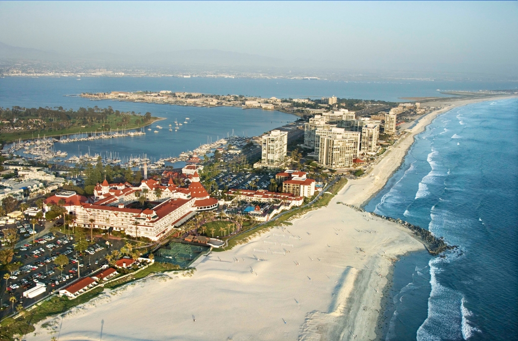 Aerial view of Coronado