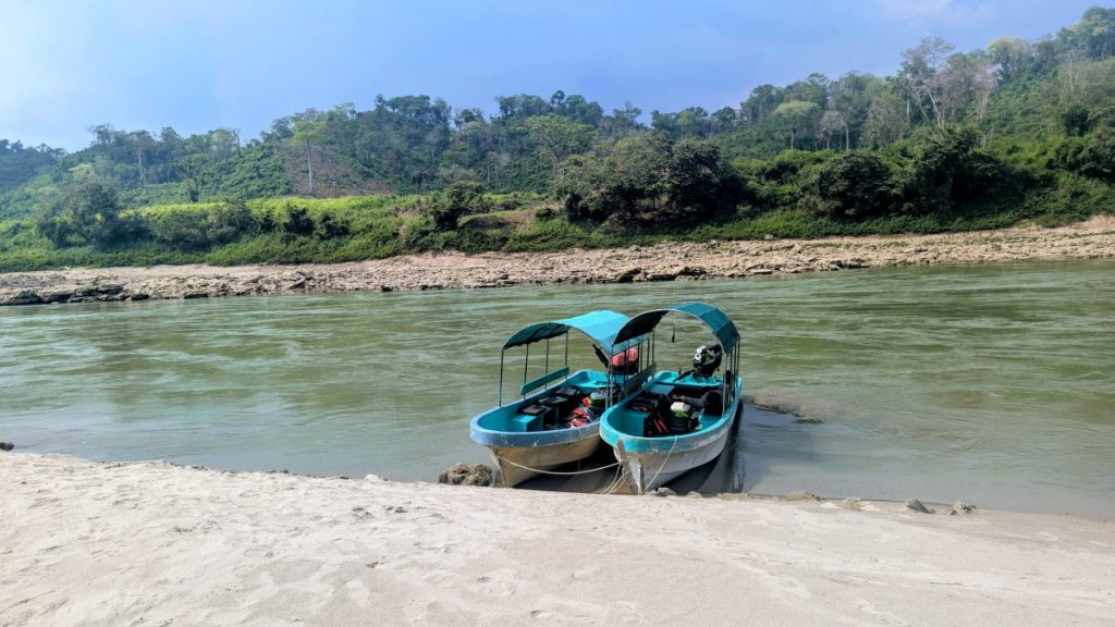 Boats at Usumacinta river