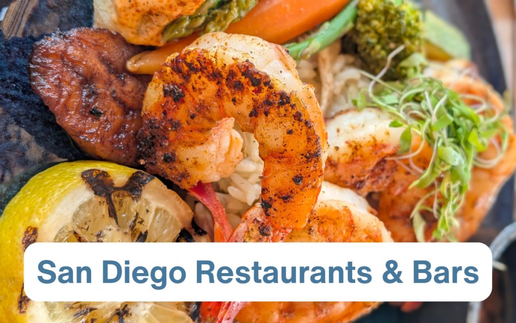 San Diego Restaurants & Bars - Grilled Shrimp