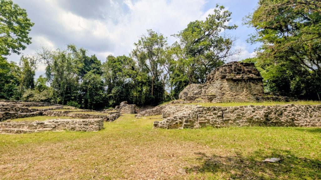 Main Acropolis at Yaxchilan Mayan Ruins