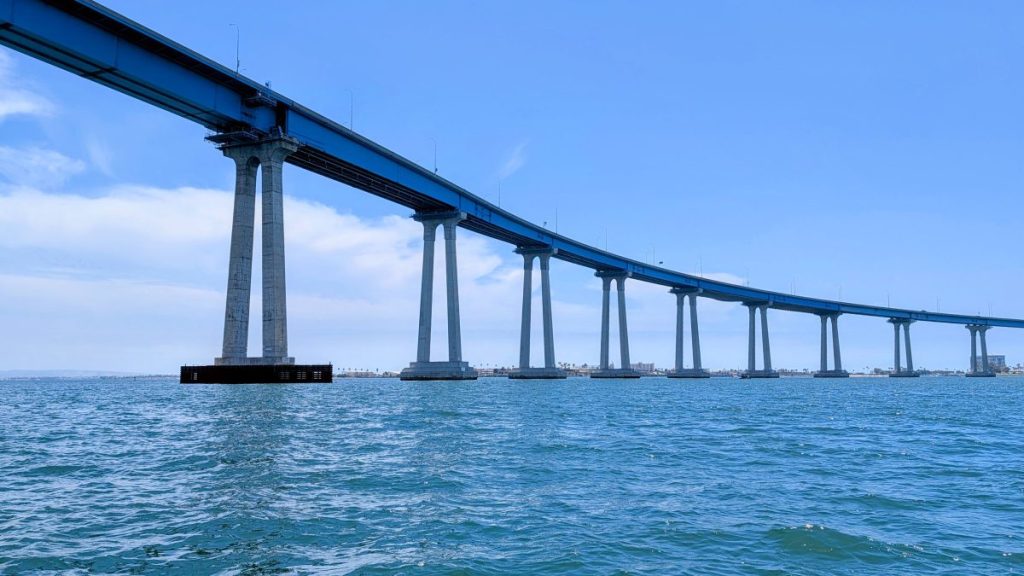 Coronado Bay Bridge on Chula Vista Ferry
