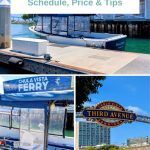 Pin for San Diego - Chula Vista Ferry with photos of the ferry and downtown Chula Vista
