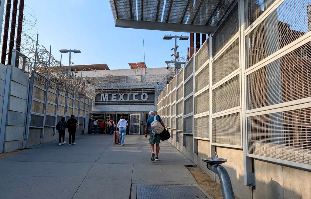Pedestrian Crossing San Ysidro US-Side