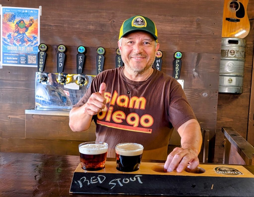 Beer Maker Jorge Delgadillo at Delliott's Cerveceria
