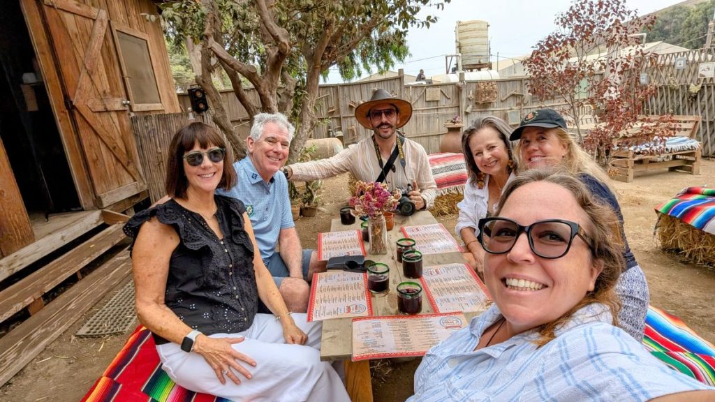 El Arroyo Restaurant Rosarito Maria Haase with Travel Writers