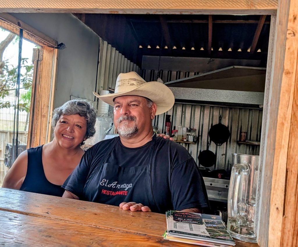 Owners Gaby & Mario at El Arroyo restaurant
