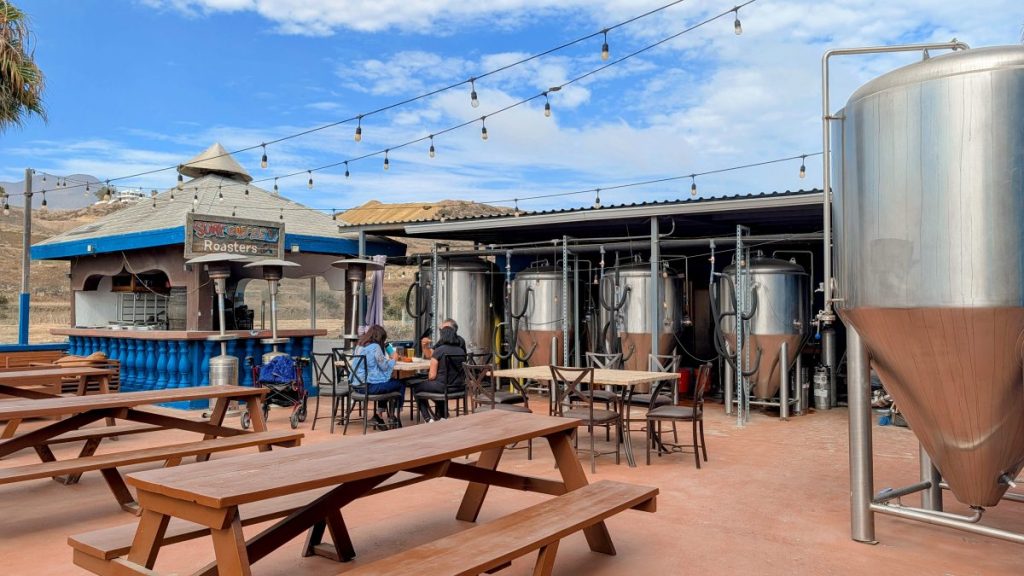 Colectivo Surf Rooftop Patio with Fermentation Tanks