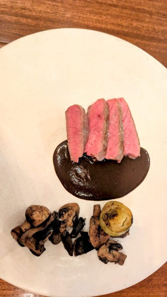 Steak with Mole at ICU restaurant in Puerto Vallarta