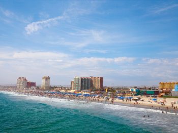 Rosarito Beach view from the water