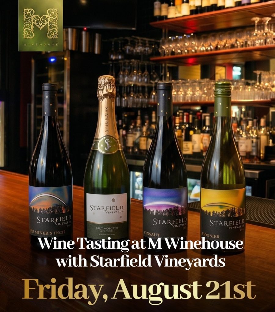 M Winehouse Winetasting flyer
