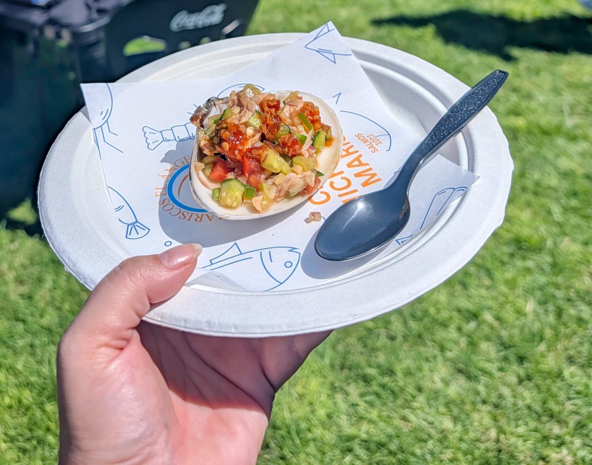 Favorite bite: Clam ceviche served in clam shell