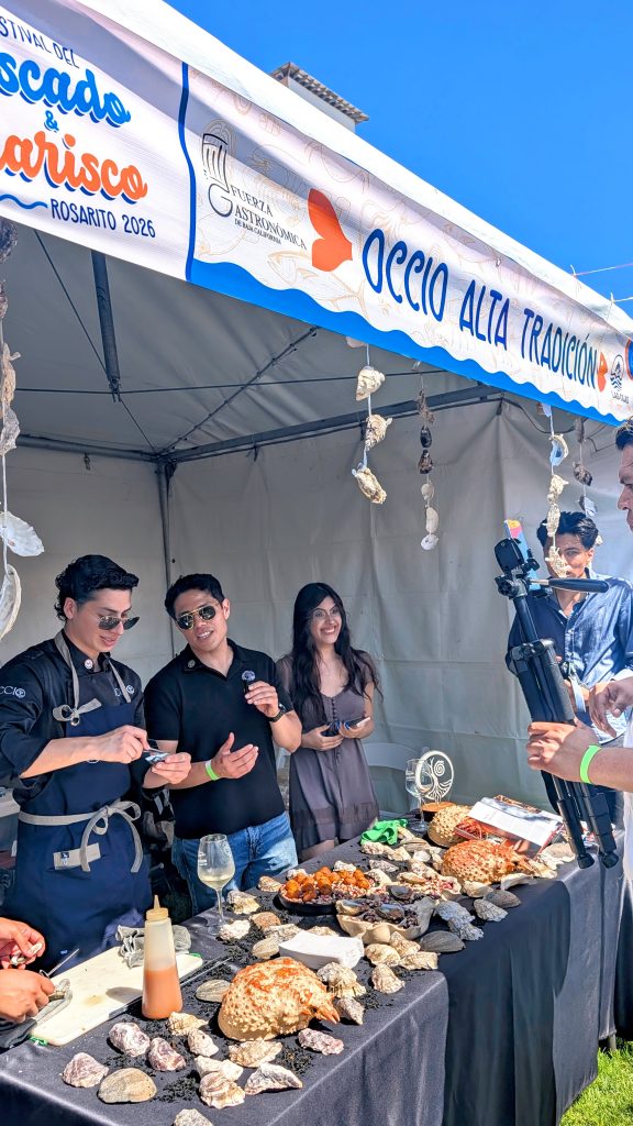 Chefs of Occio Alta Tradition at their booth